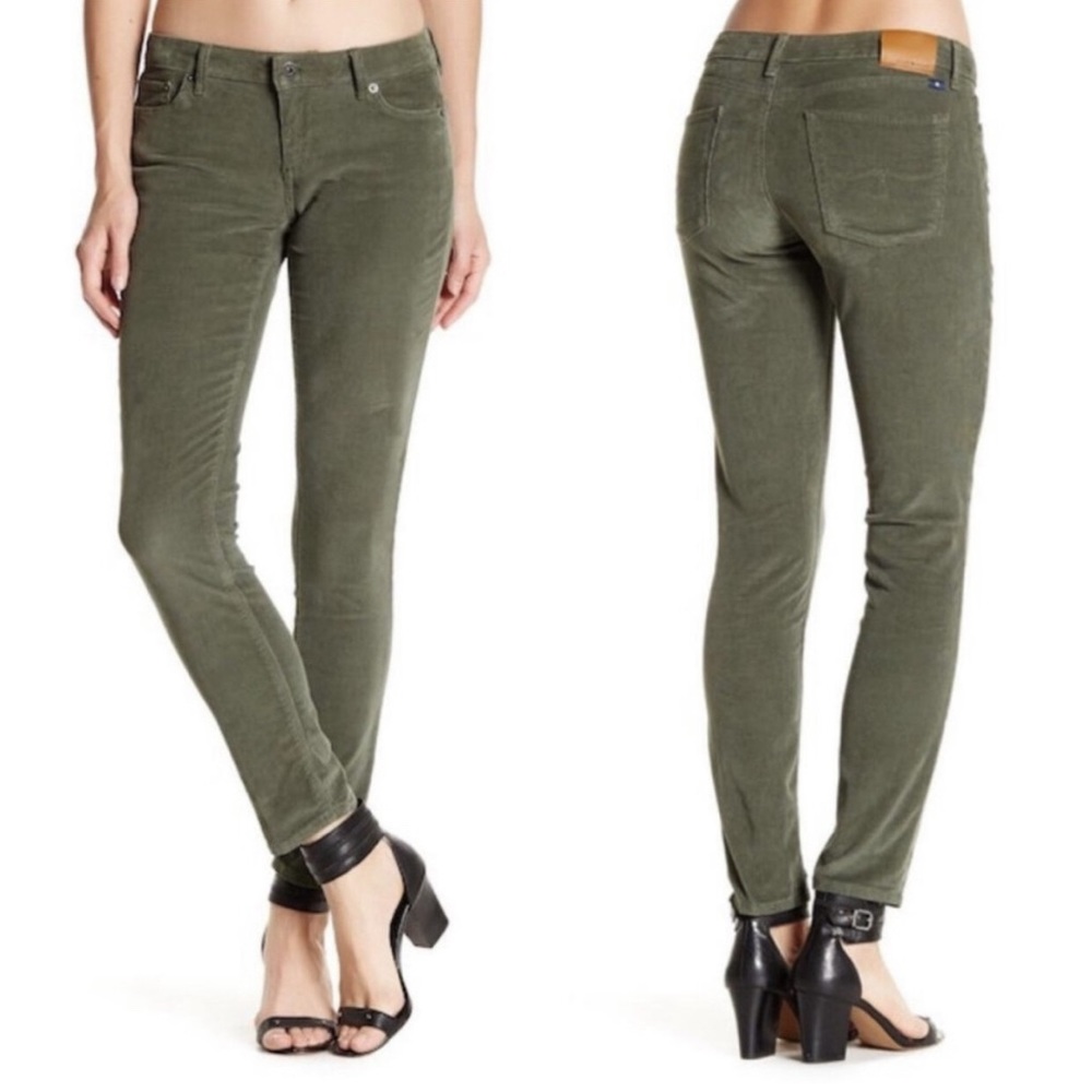 Lucky Brand Lolita Skinny corduroy pants - olive green sz 14/32